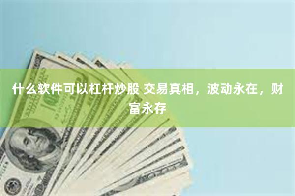 什么软件可以杠杆炒股 交易真相，波动永在，财富永存