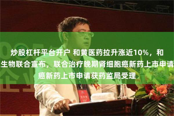 炒股杠杆平台开户 和黄医药拉升涨近10%，和黄医药和信达生物联合宣布，联合治疗晚期肾细胞癌新药上市申请获药监局受理
